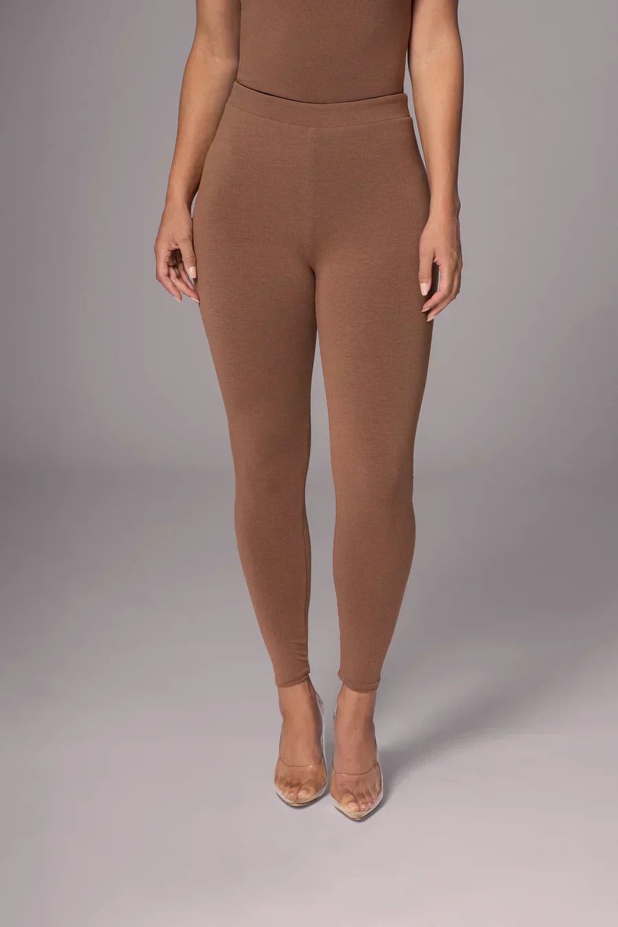 Leggins reversibles negro/pecana