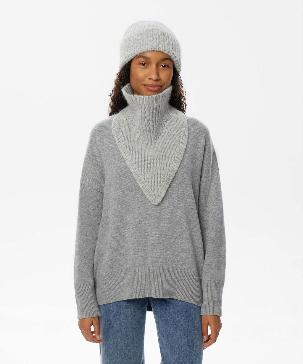 Gorro de Punto + Cuello Bandana | Set Invierno Unisex