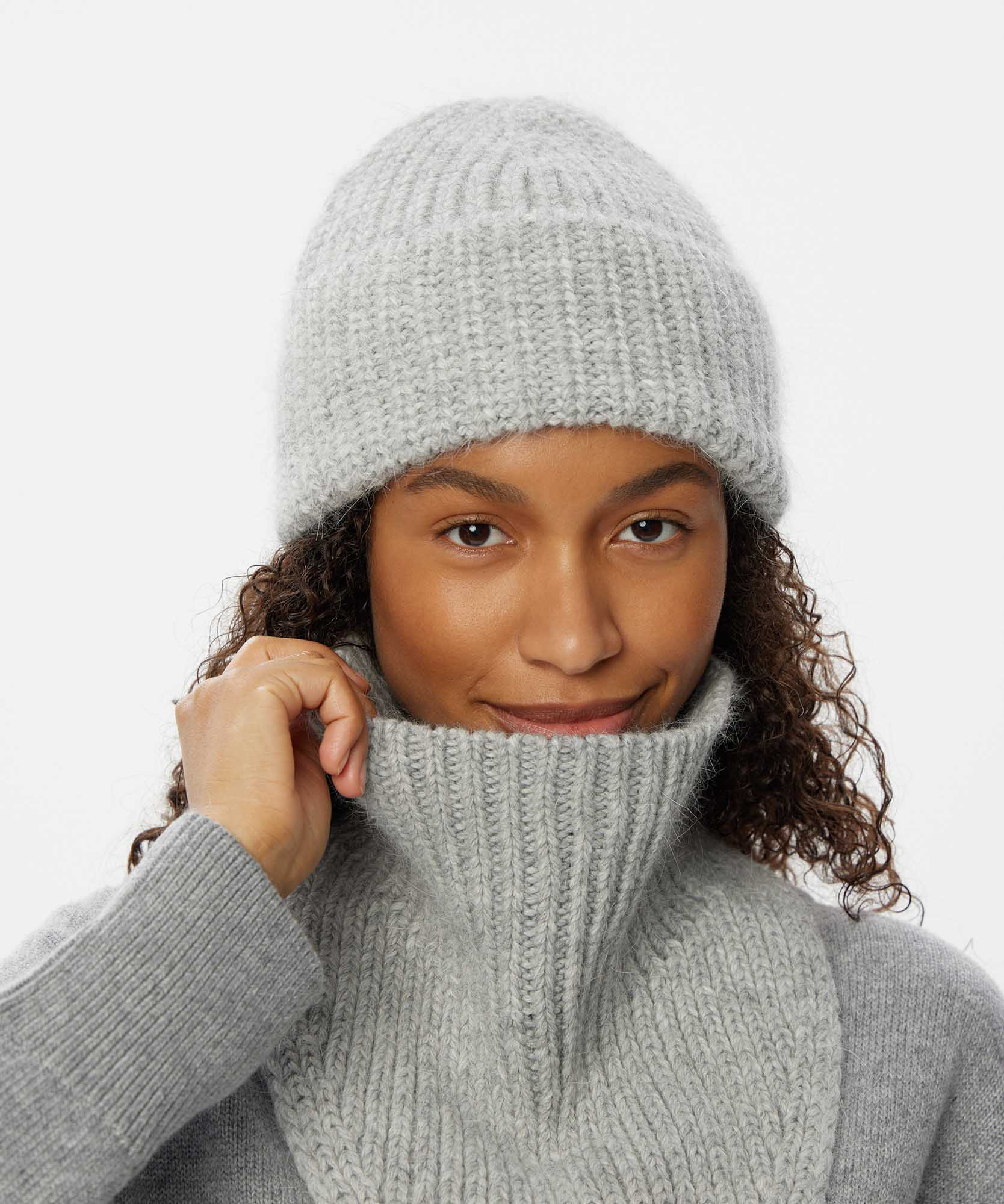 Gorro de Punto + Cuello Bandana | Set Invierno Unisex