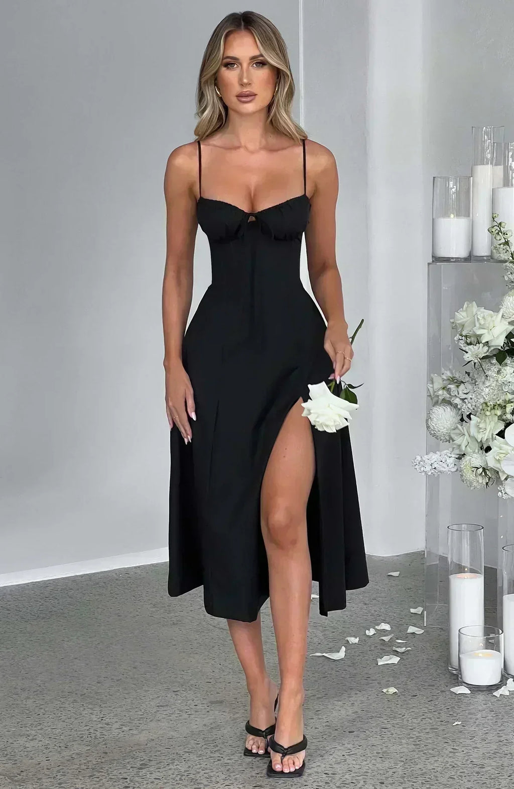 vestido largo deanna