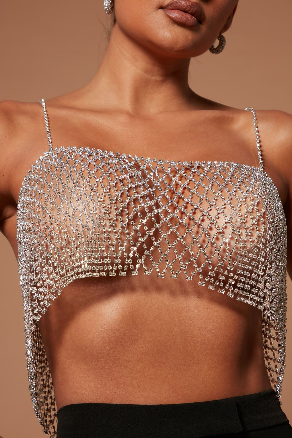 Val Embellished Crop Top