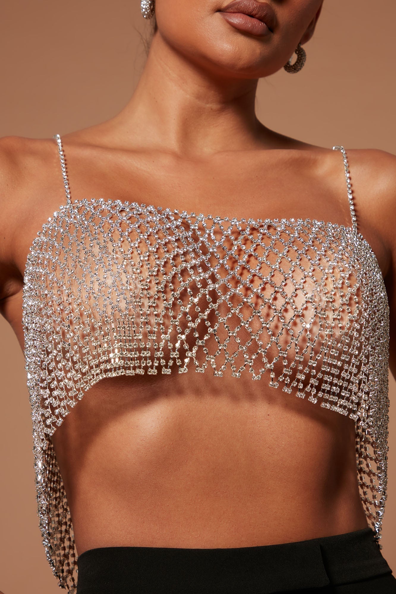 Val Embellished Crop Top