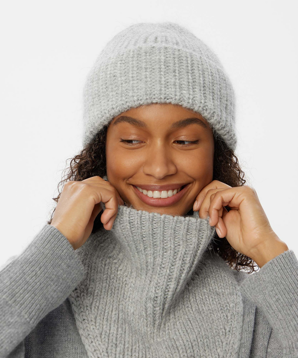 Gorro de Punto + Cuello Bandana | Set Invierno Unisex