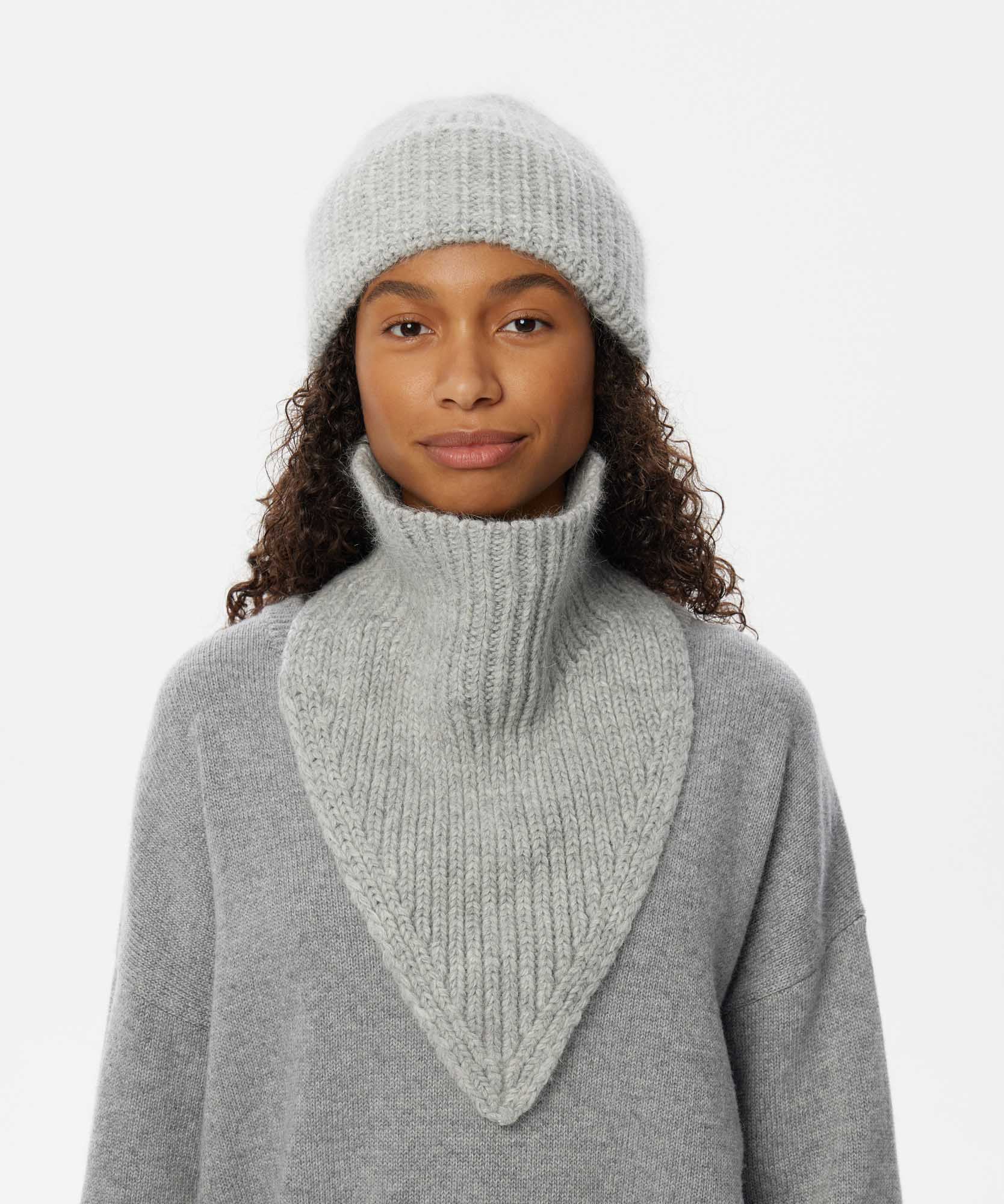 Gorro de Punto + Cuello Bandana | Set Invierno Unisex