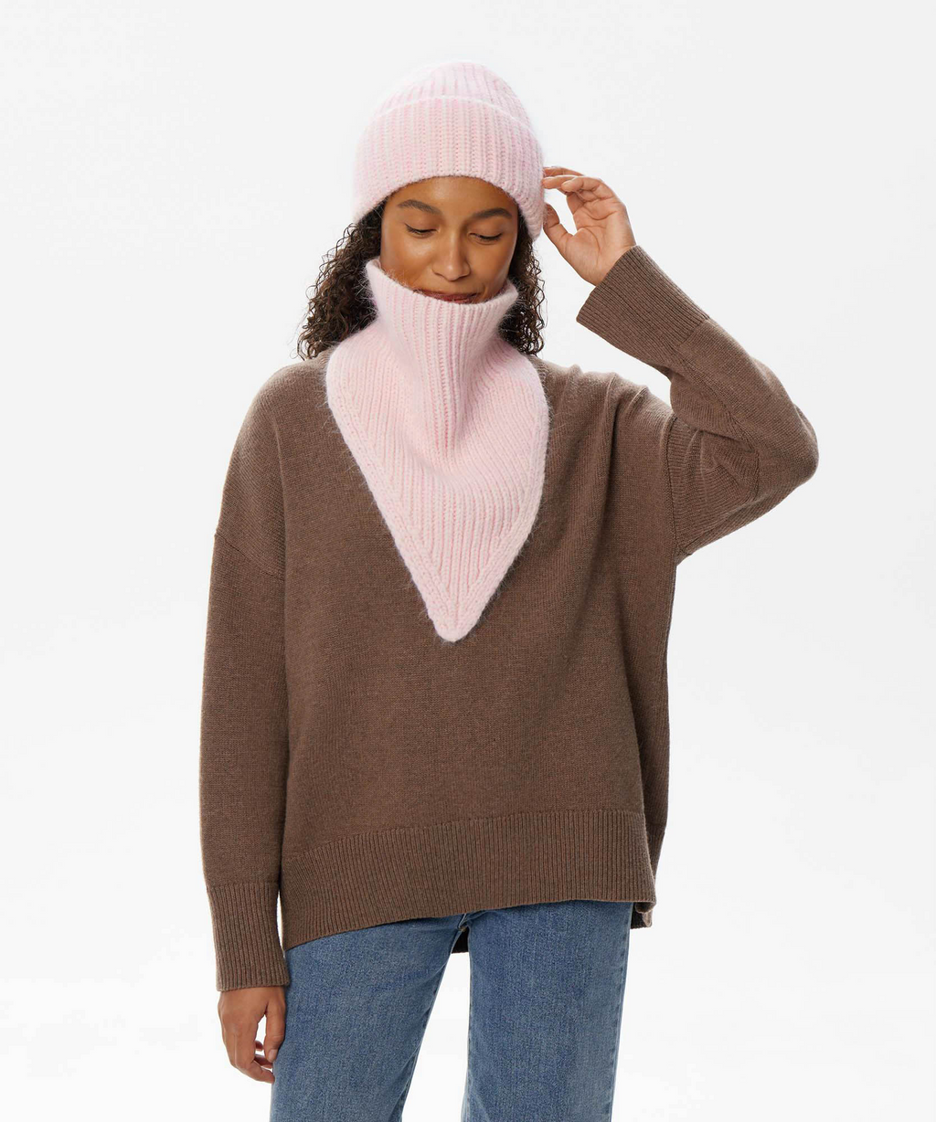 Gorro de Punto + Cuello Bandana | Set Invierno Unisex