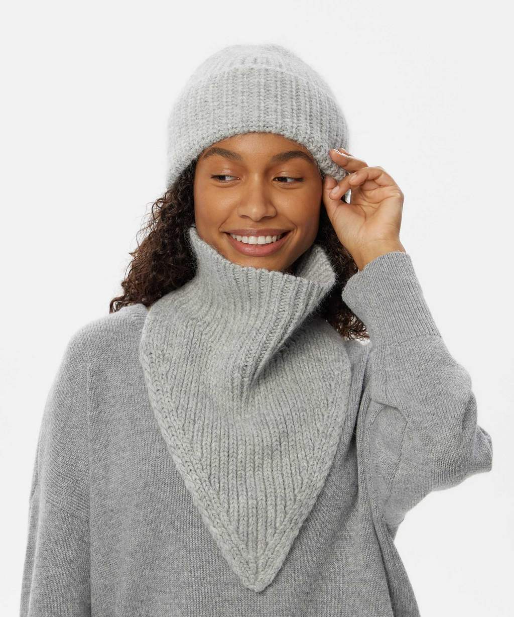 Gorro de Punto + Cuello Bandana | Set Invierno Unisex