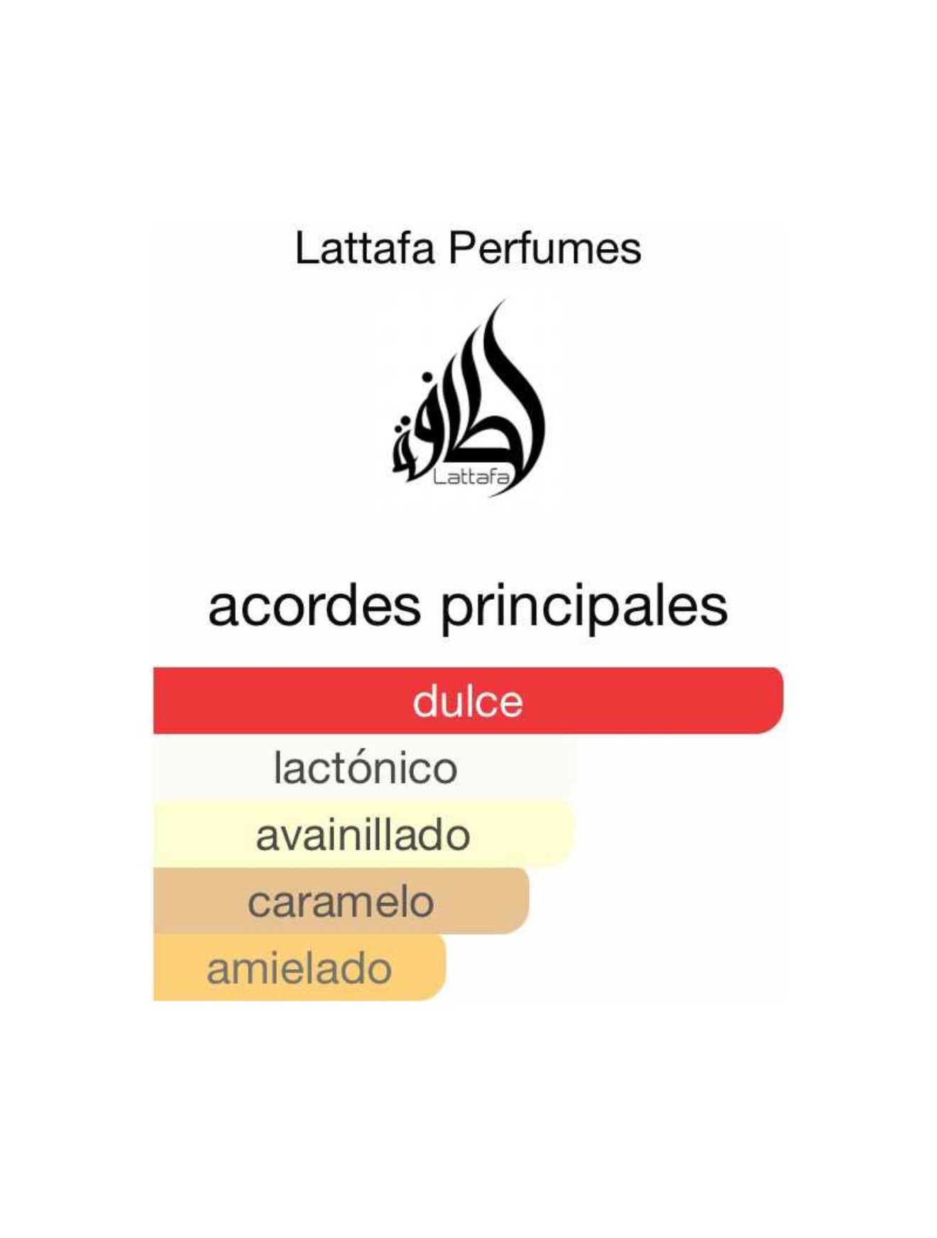 PERFUME ECLAIRE LATTAFA 100ML