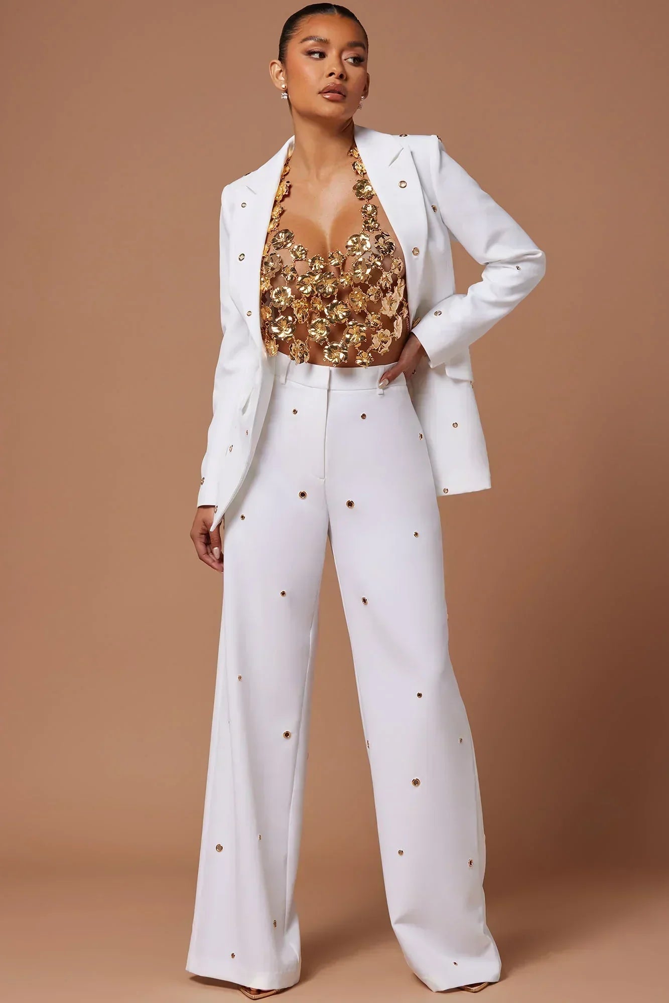 Zora Metal Floral Bralette