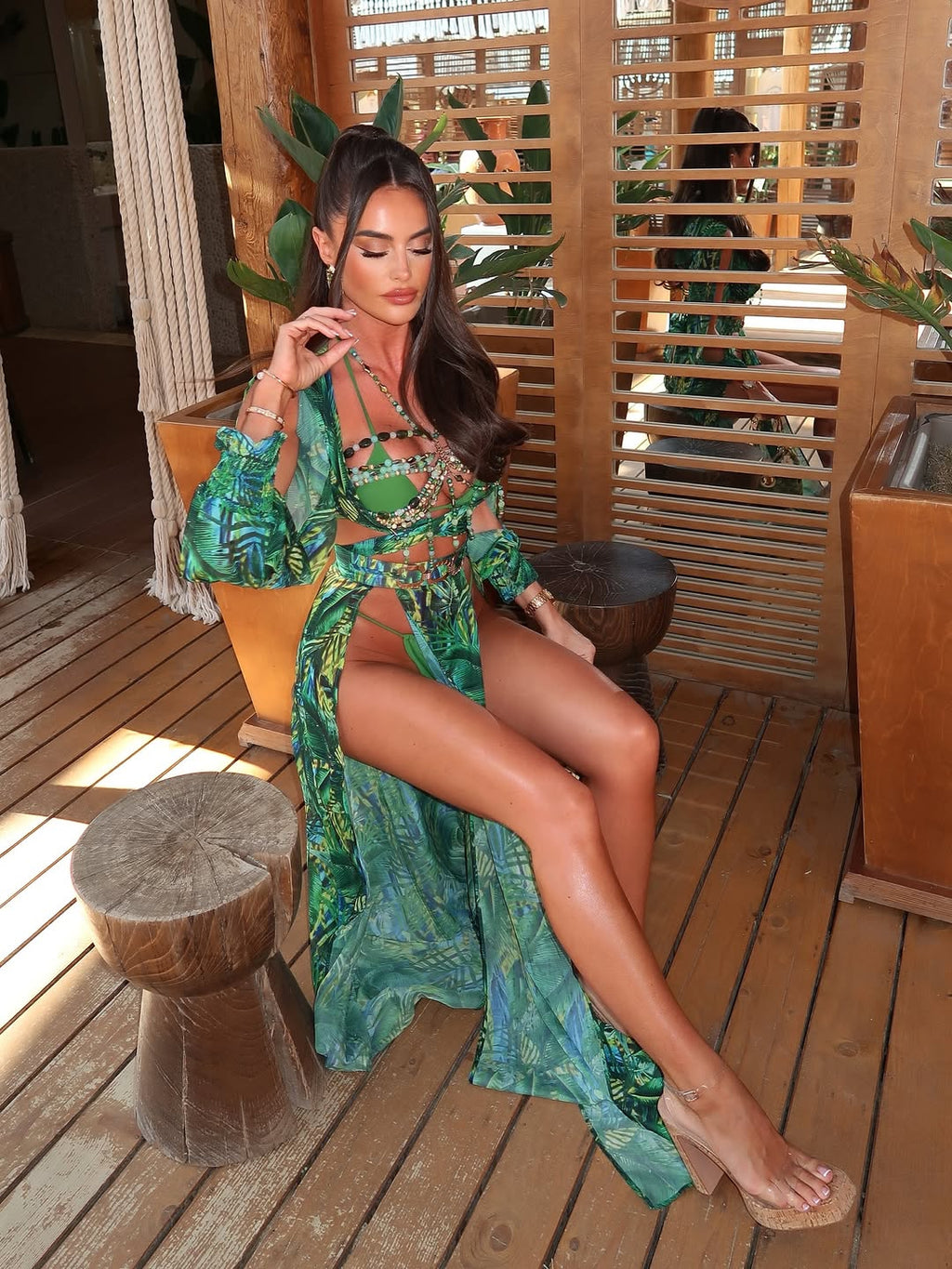 Bikini + kimono 3 piezas