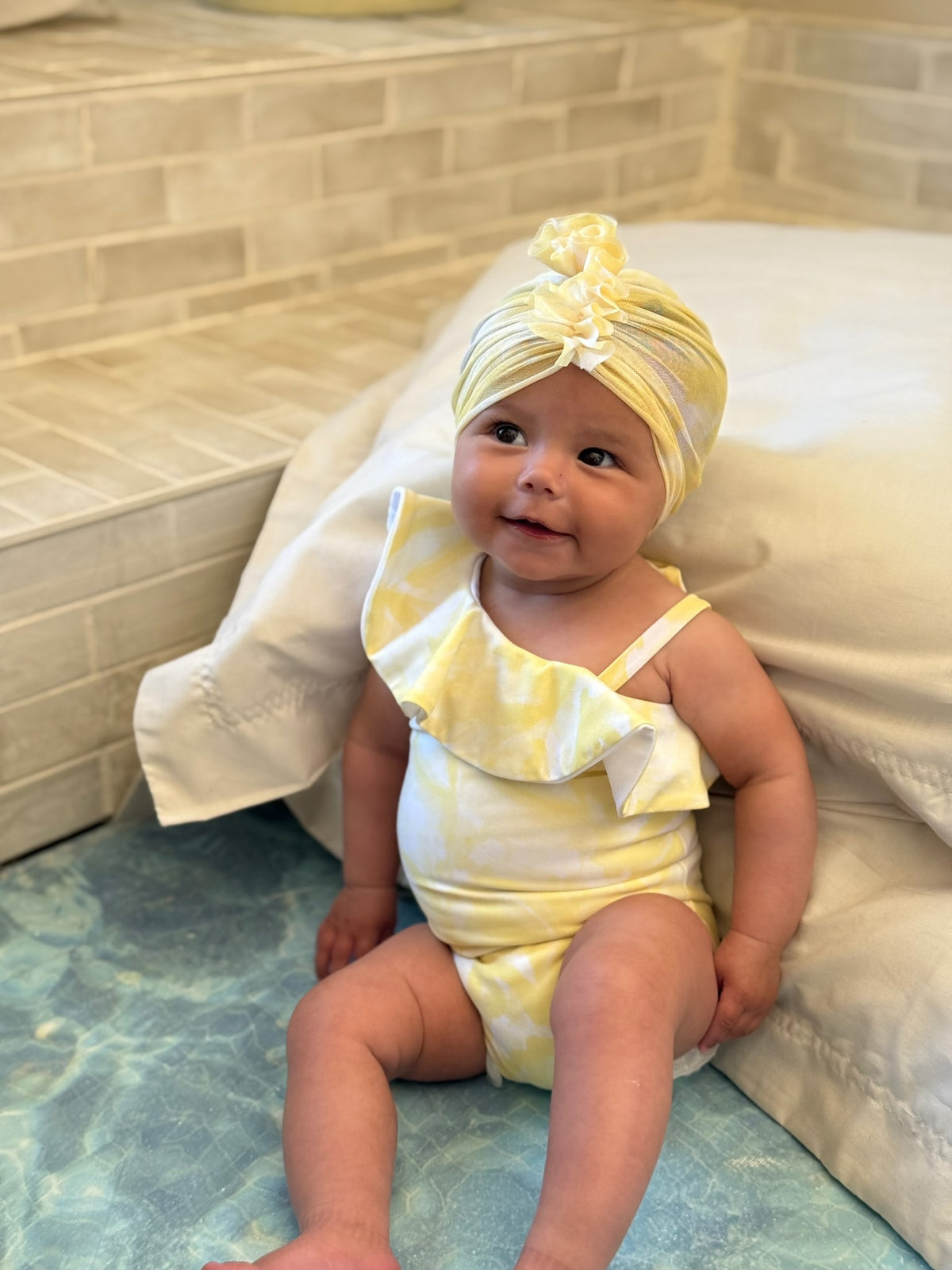 TURBANTE MINI SORRENTO CON VOLANTES