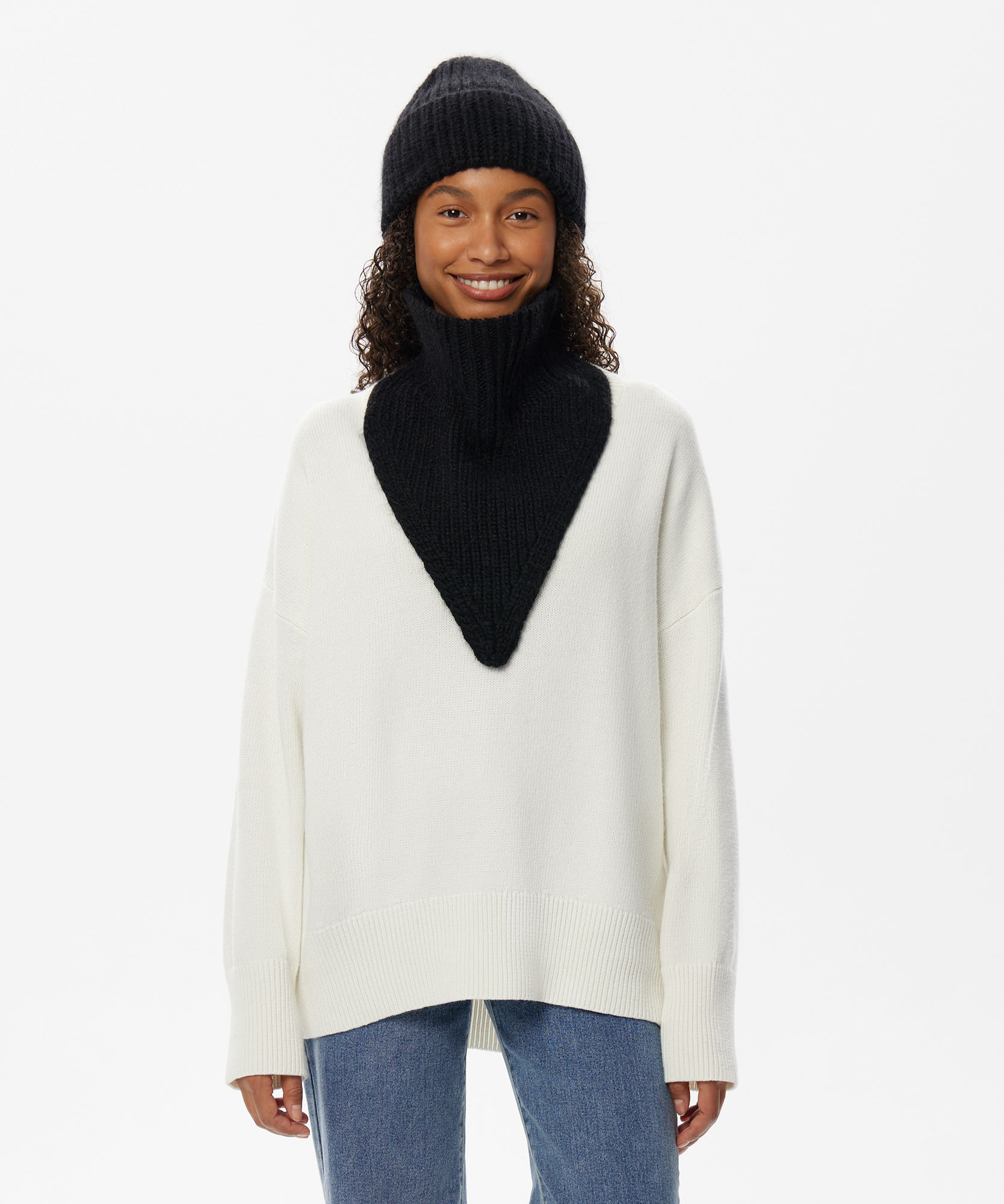 Gorro de Punto + Cuello Bandana | Set Invierno Unisex