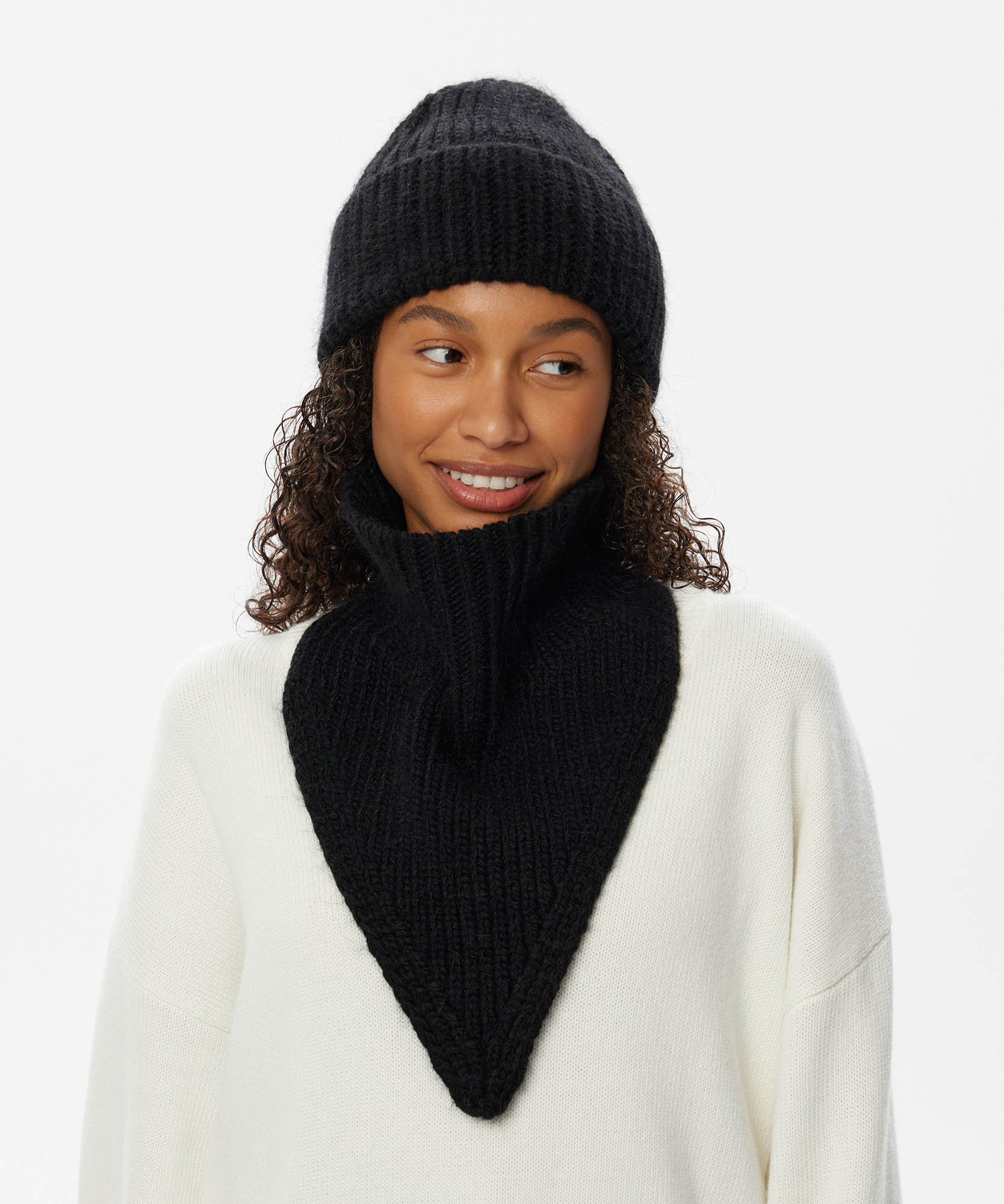 Gorro de Punto + Cuello Bandana | Set Invierno Unisex