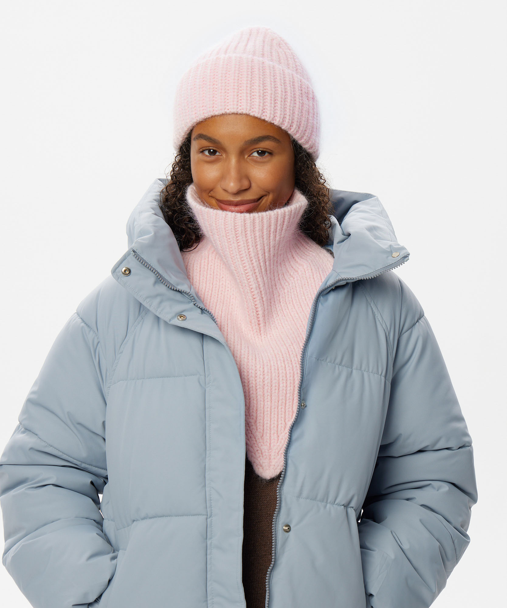 Gorro de Punto + Cuello Bandana | Set Invierno Unisex