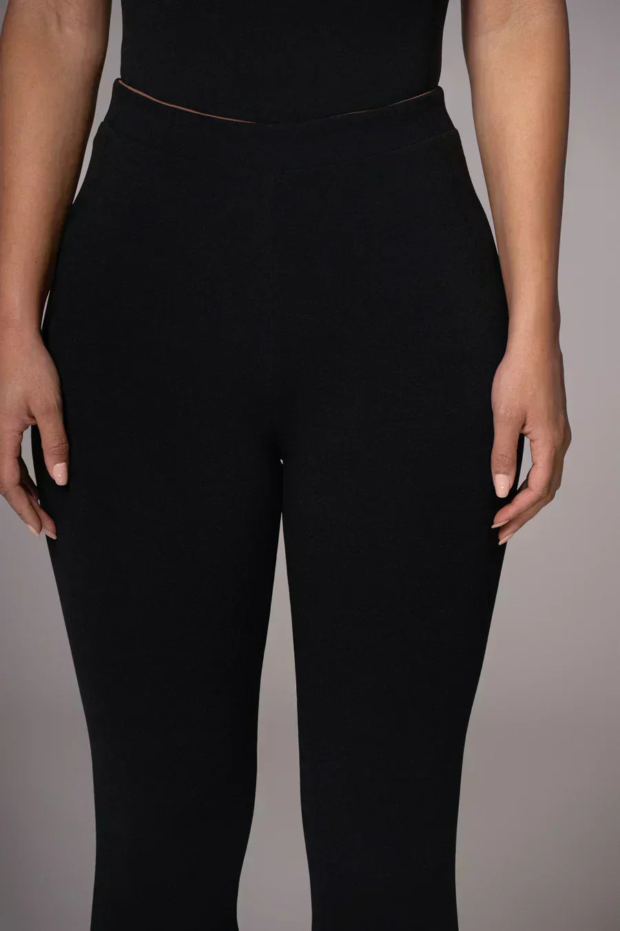 Leggins reversibles negro/pecana