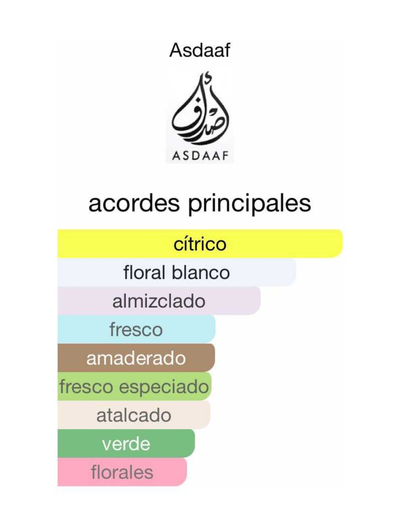 PERFUME AMEERAT AL ARAB DE ASDAAF 100 ML