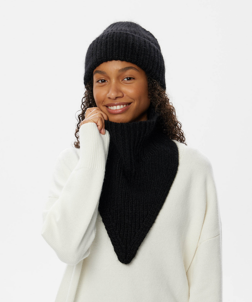 Gorro de Punto + Cuello Bandana | Set Invierno Unisex