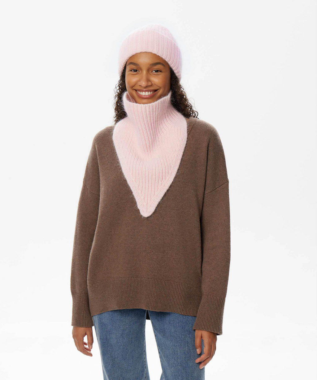 Gorro de Punto + Cuello Bandana | Set Invierno Unisex