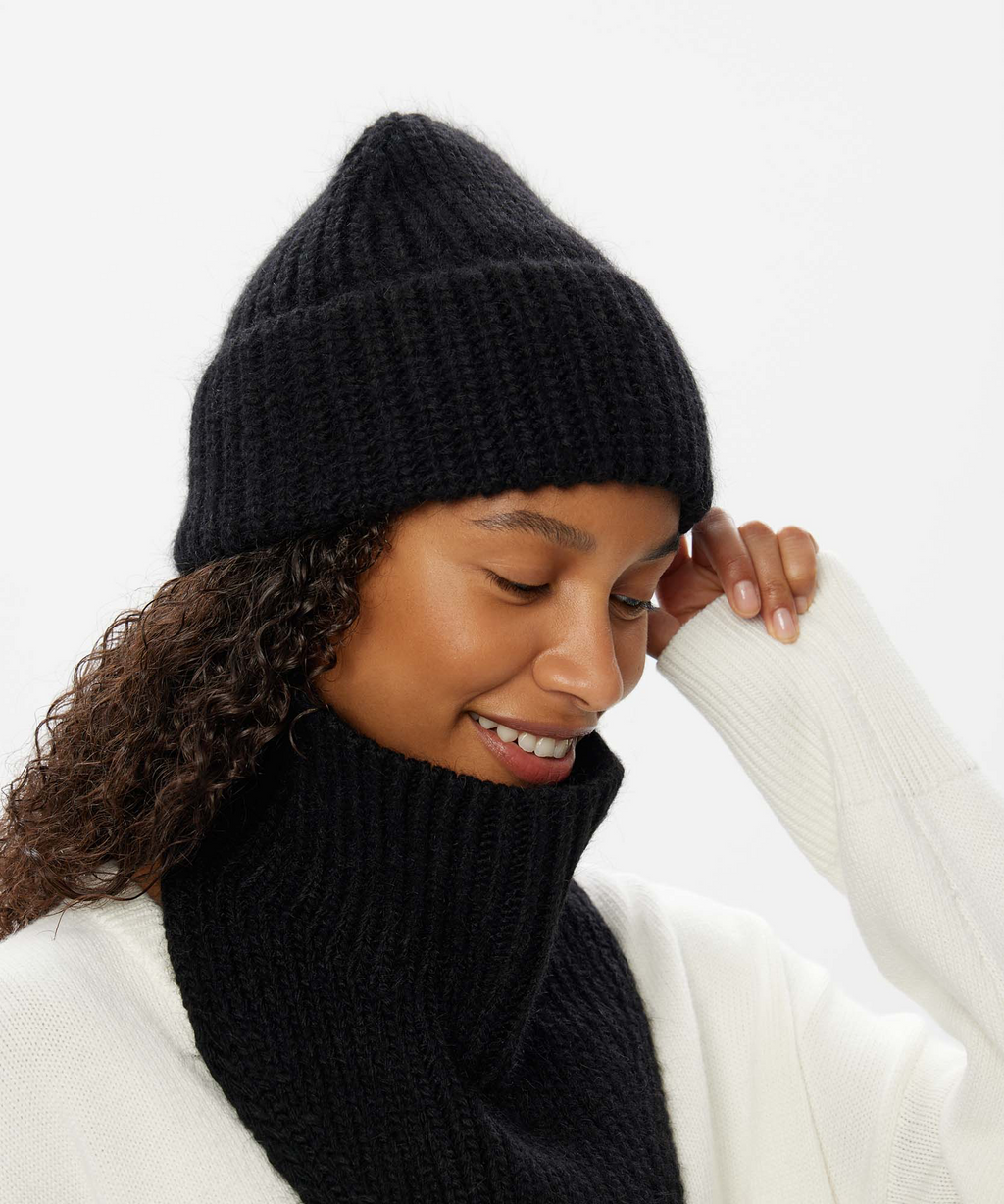 Gorro de Punto + Cuello Bandana | Set Invierno Unisex