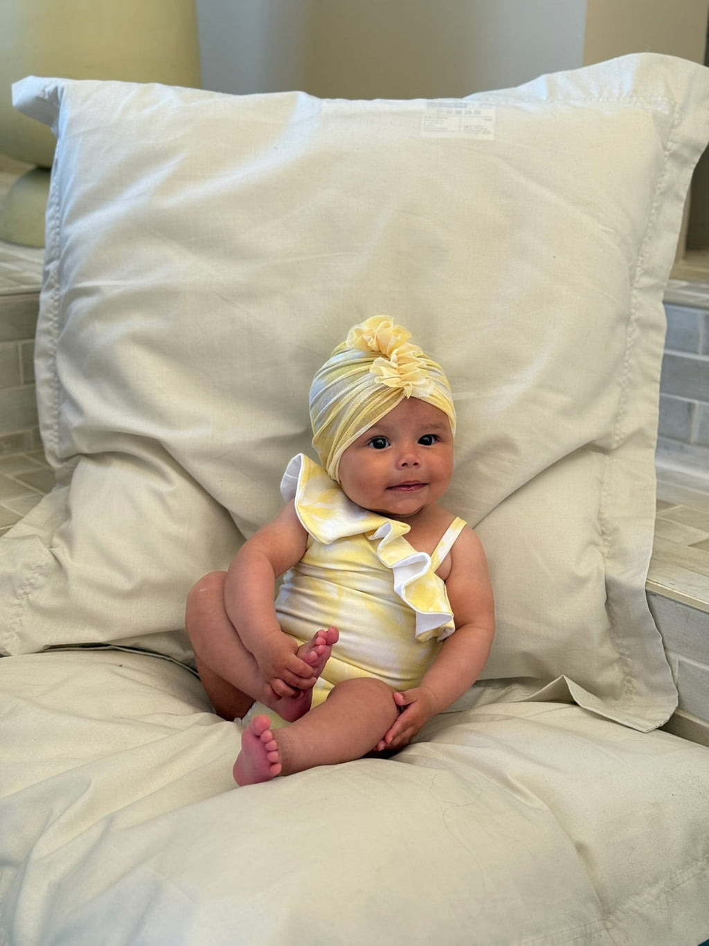 TURBANTE MINI SORRENTO CON VOLANTES