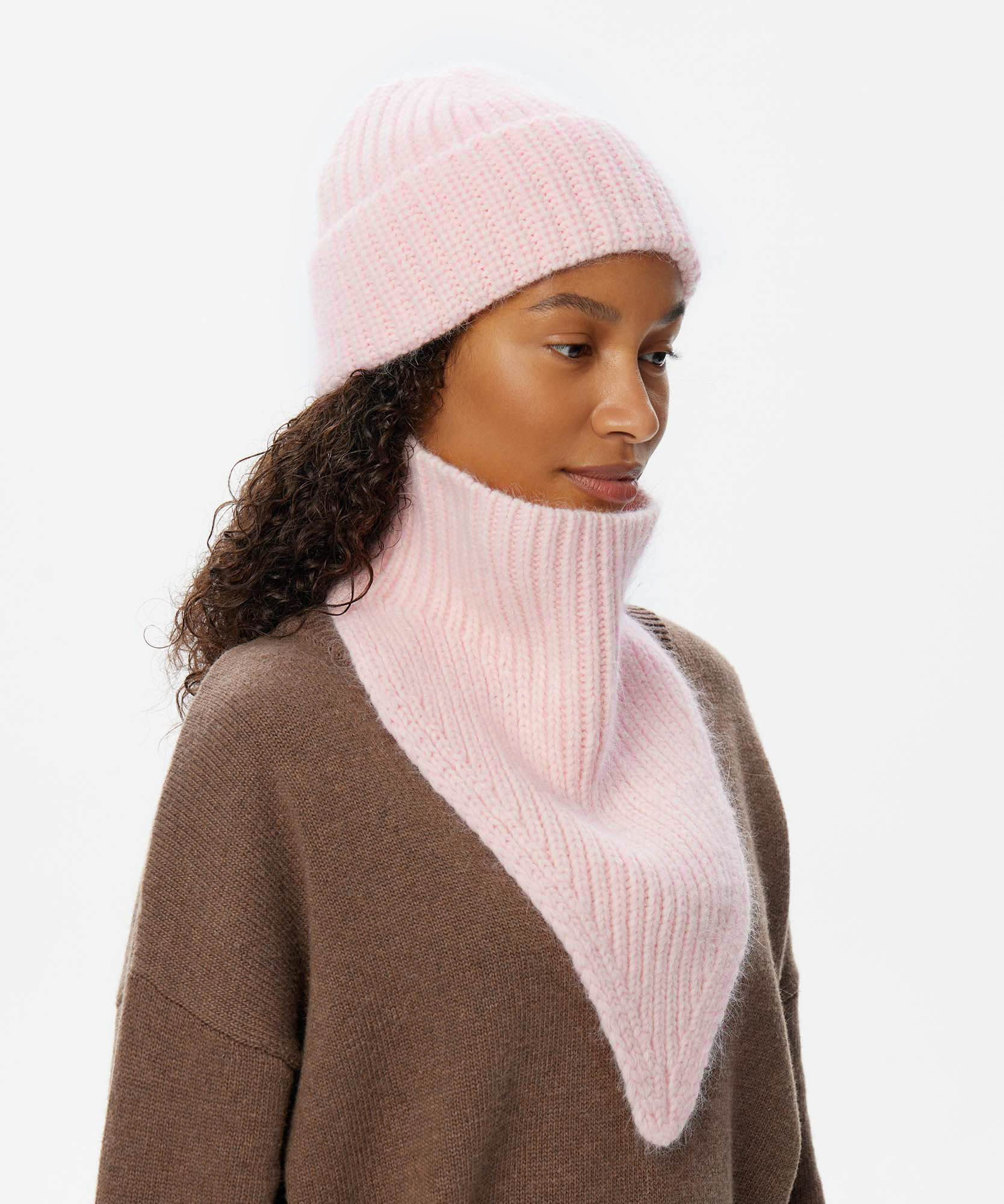 Gorro de Punto + Cuello Bandana | Set Invierno Unisex