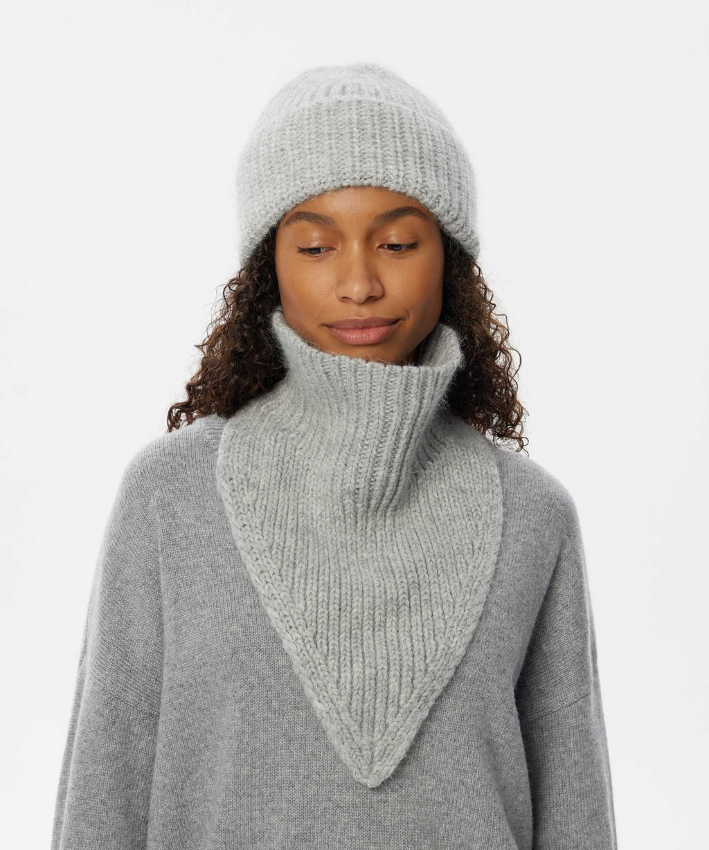 Gorro de Punto + Cuello Bandana | Set Invierno Unisex