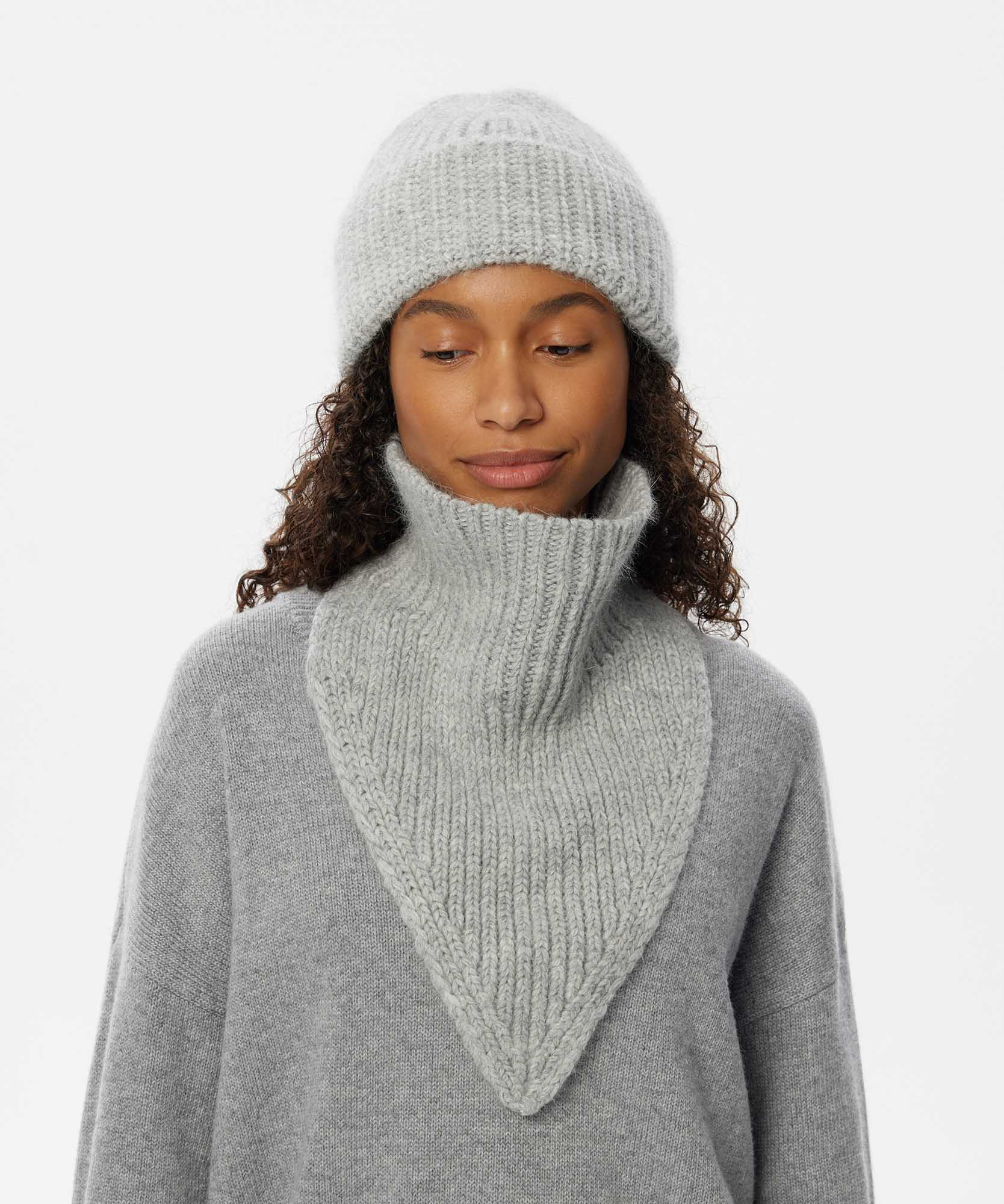 Gorro de Punto + Cuello Bandana | Set Invierno Unisex