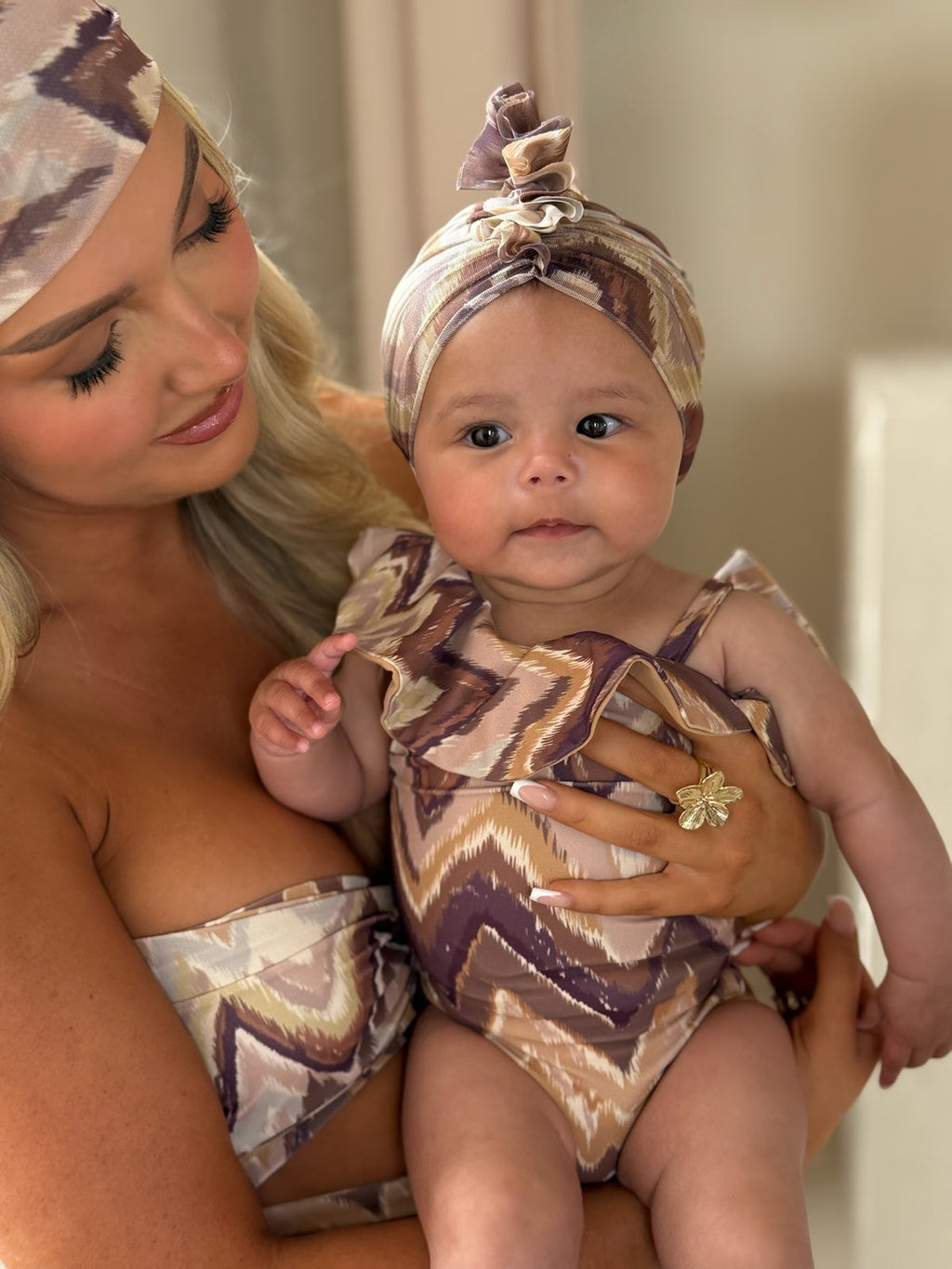 MINI TURBANTE MARRAKECH CON VOLANTES