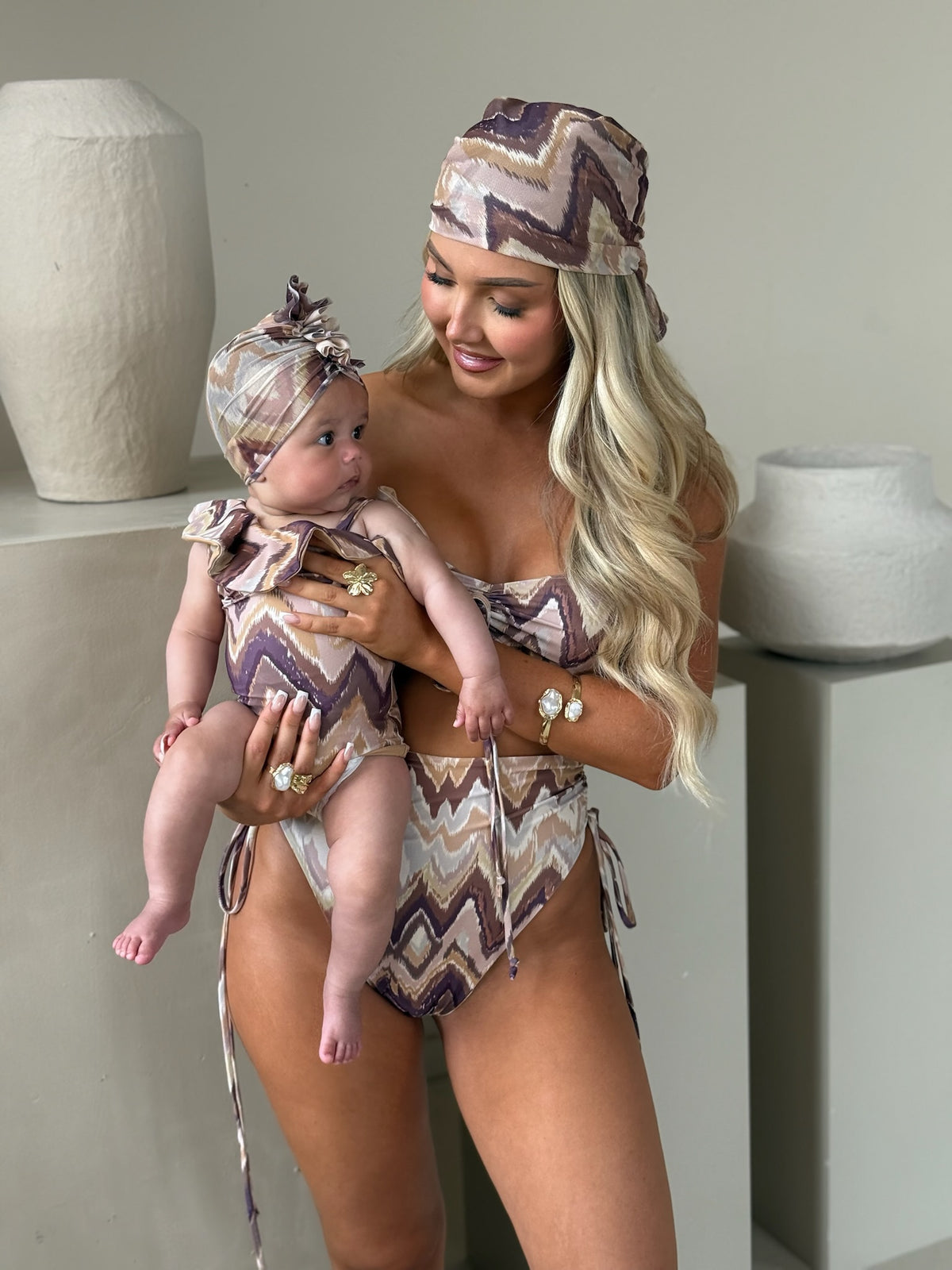 MINI TURBANTE MARRAKECH CON VOLANTES