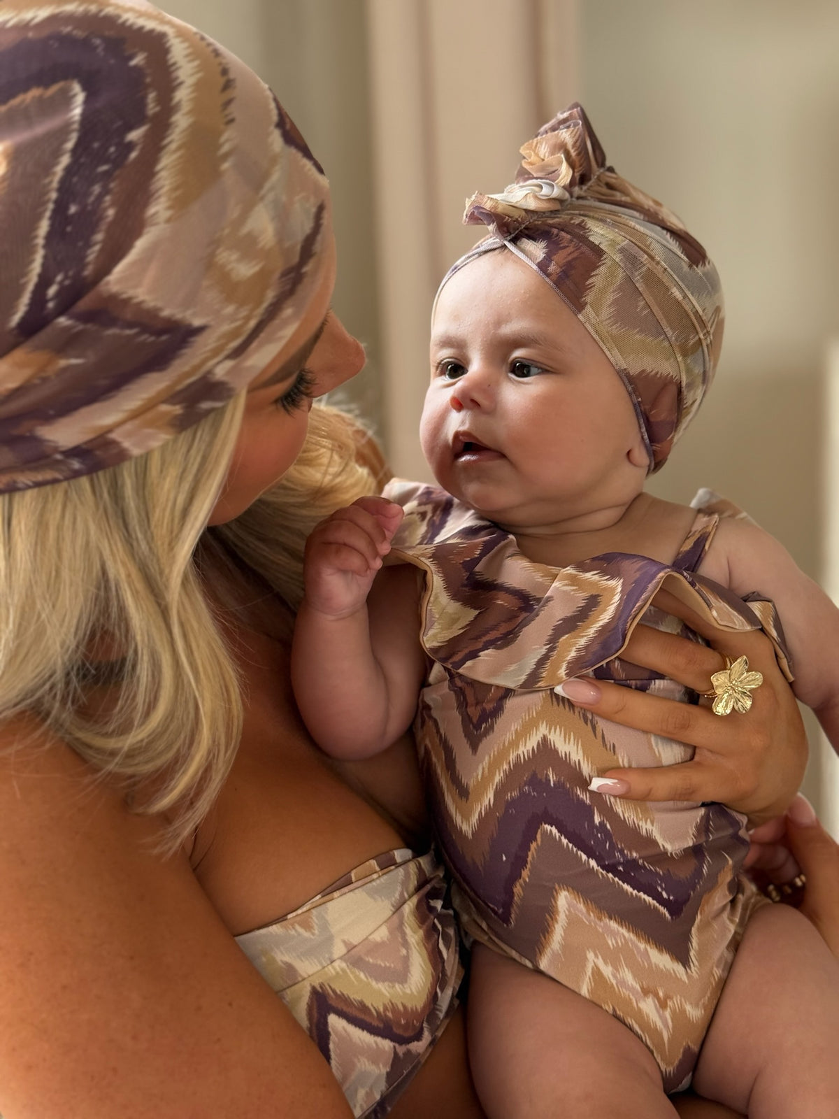 MINI TURBANTE MARRAKECH CON VOLANTES