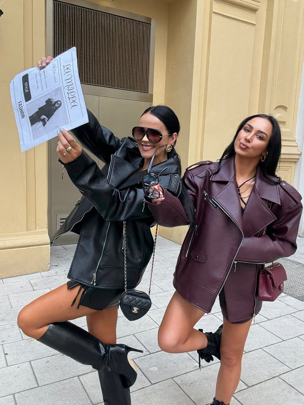 Chaqueta rock Burdeos