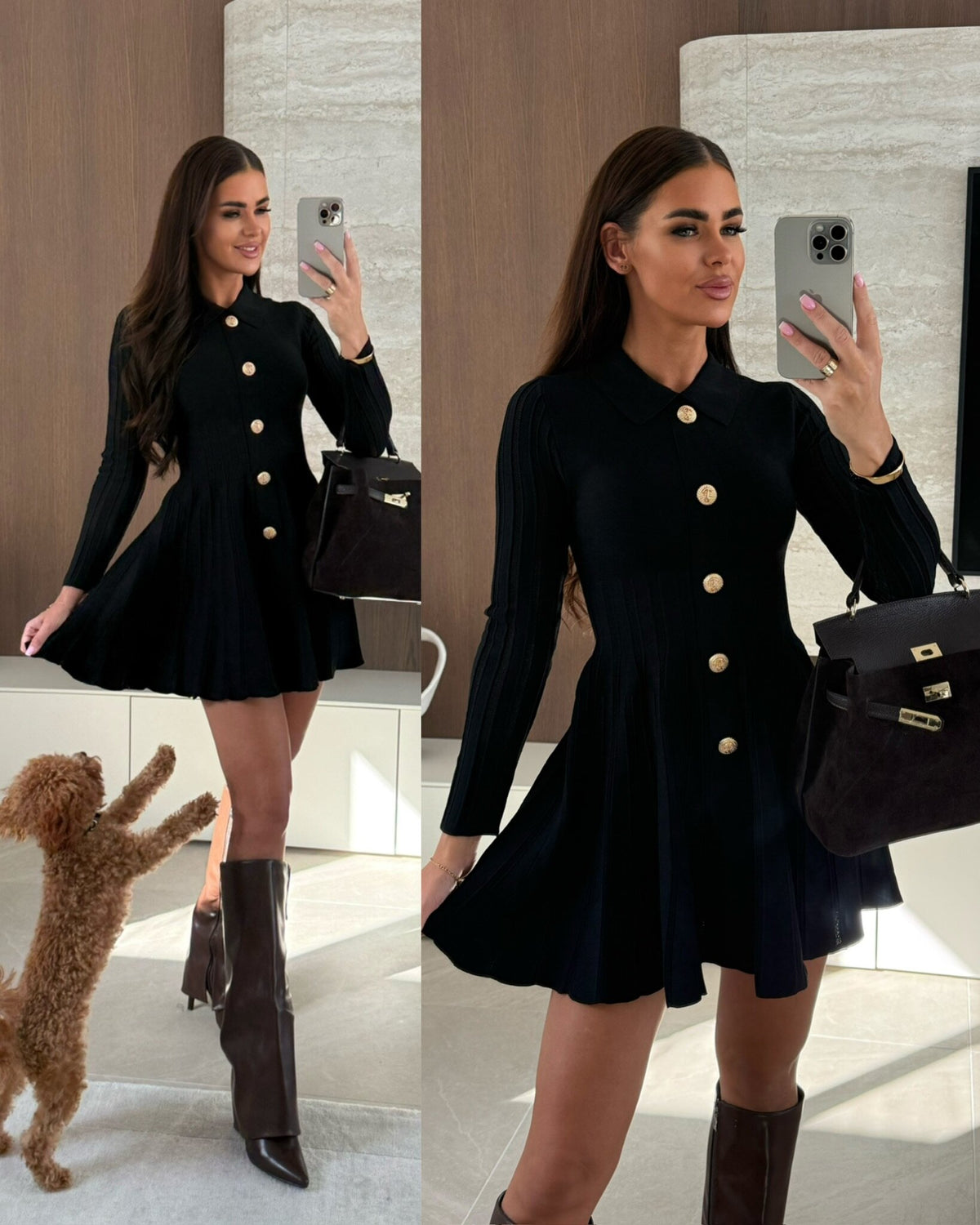 Vestido Gweene negro